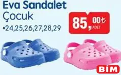 EVA SANDALET ÇOCUK EVA SANDALET ÇOCUK